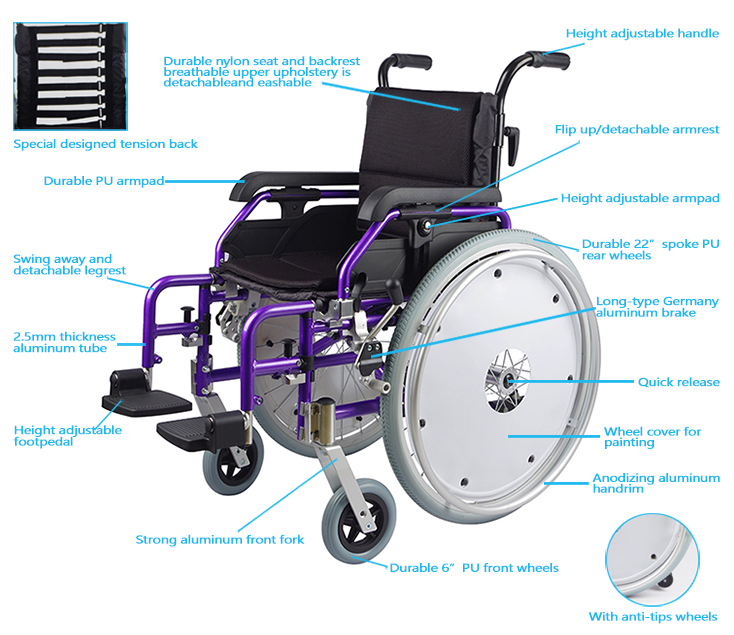 Custom Pediatric Wheelchair